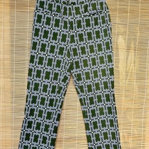 Anthropologie Crop Geo Print Pants, The Essential Collection, Size 6